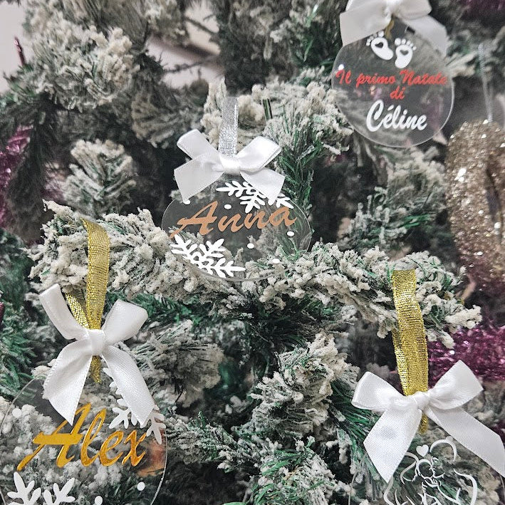 Pallina di Natale Personalizzata - Ricordo del primo Natale !
