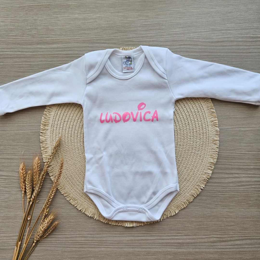 body neonato personalizzato con nome. Realizza il tuo!