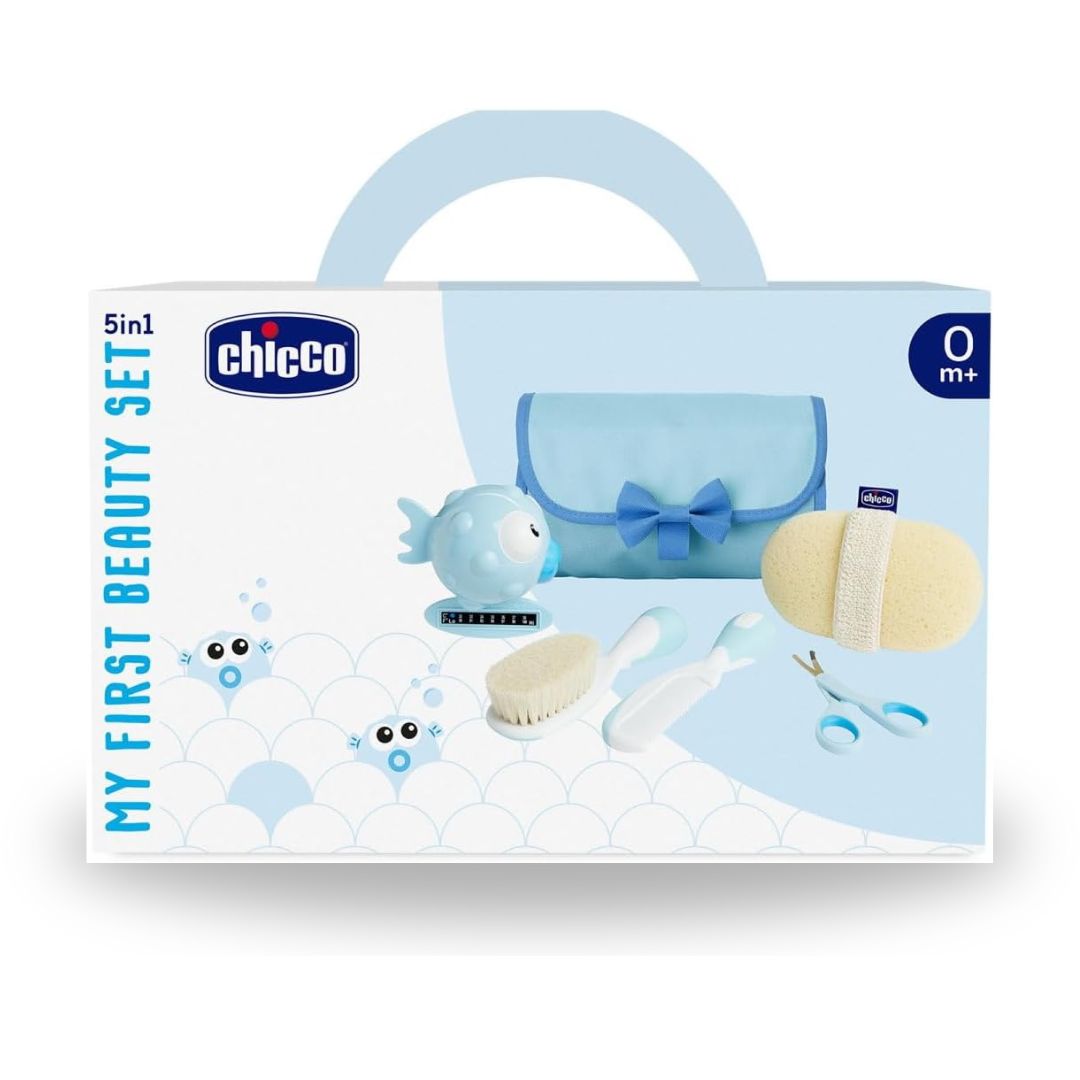 scopri il nostro set bagno con spazzole, termometro, spugnetta e forbicina .
