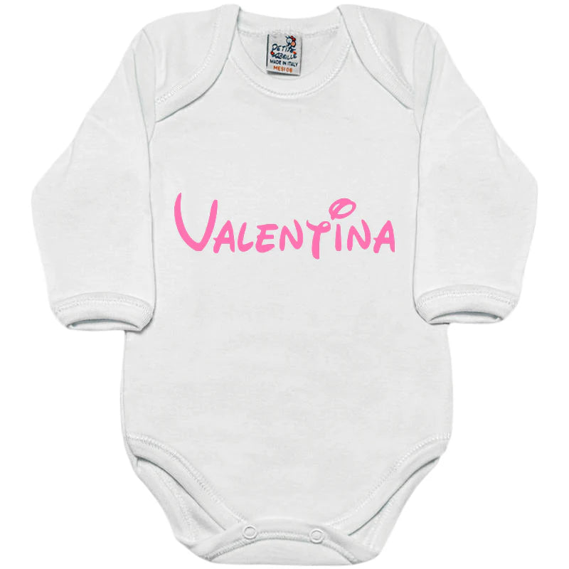 body personalizzato con nome. Contattaci per realizzare il tuo!