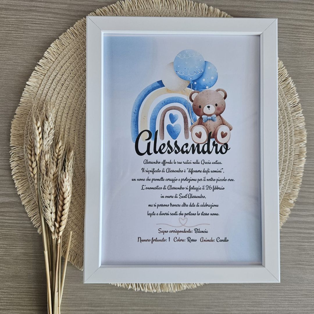 Le nostre cornici sono perfette sia da appendere che come soprammobile, ogni quadretto è un omaggio alla vostra famiglia, personalizzabile con le vostre date speciali.
