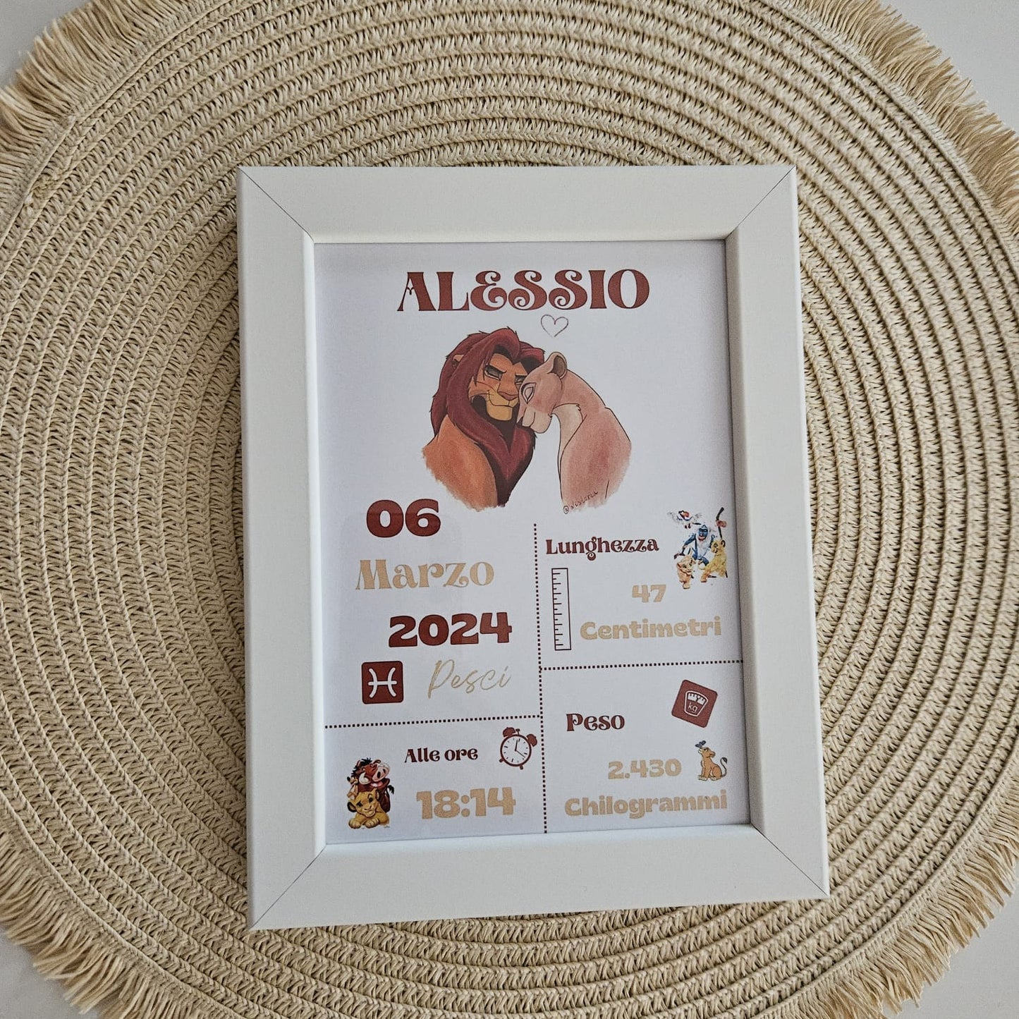 Scopri le nostre conrnici nascita. Realizza la tua e sogna con sogni incatati.