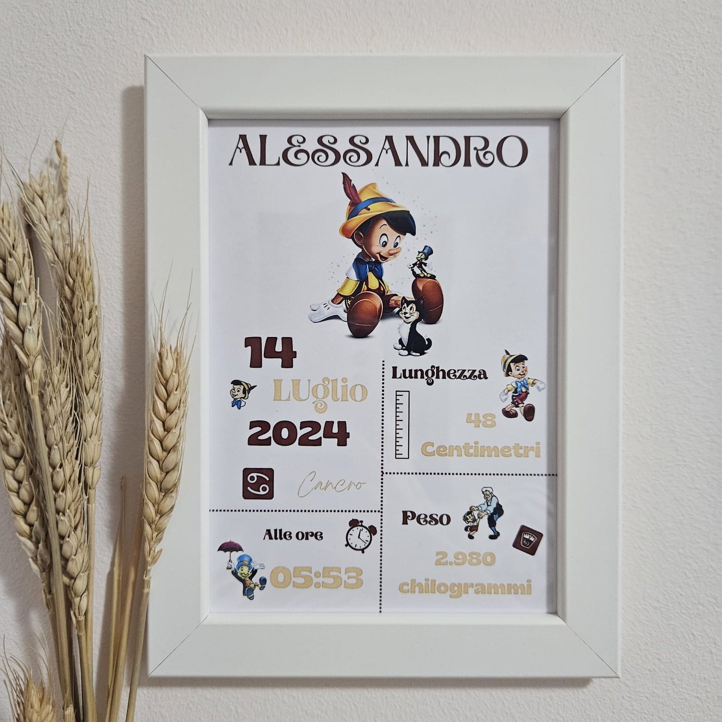 Scopri le nostre conrnici nascita. Realizza la tua e sogna con sogni incatati.