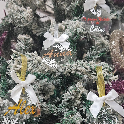 Pallina di Natale Personalizzata - Ricordo del primo Natale !