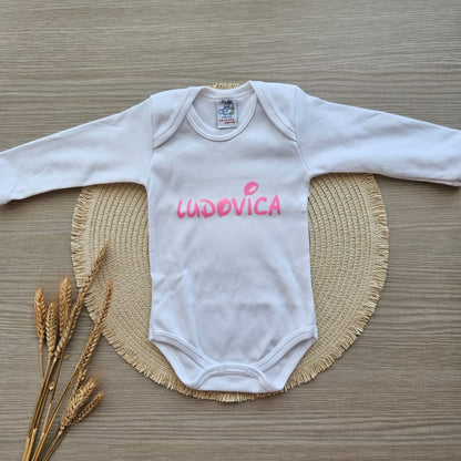body neonato personalizzato con nome. Realizza il tuo!
