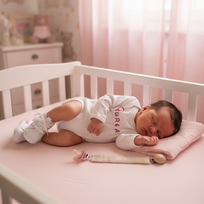 Bundles Incantato:  Catenella portaciuccio+Body con nome+Scarpette