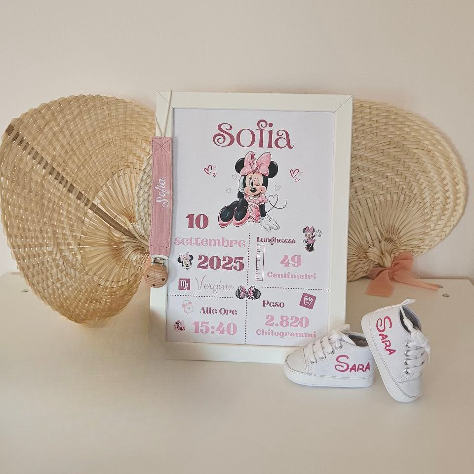 Bundle dei Sogni : Cornice+Catenella Portaciuccio+Scarpette