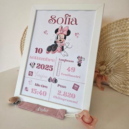 Base Bundle: Cornice Personalizzata + Catenella Portaciuccio.