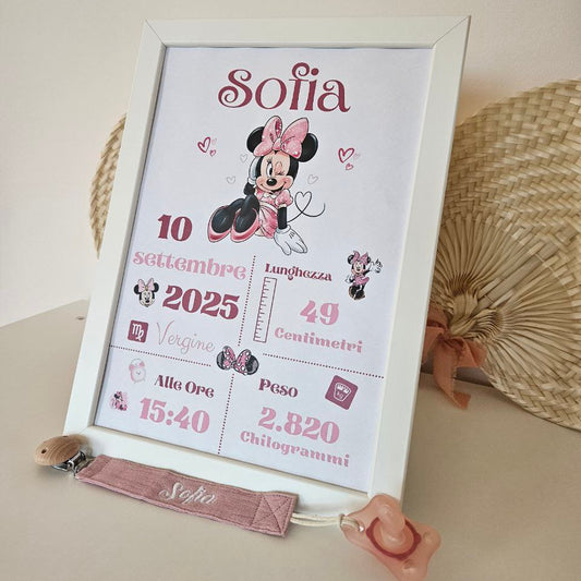 Base Bundle: Cornice Personalizzata + Catenella Portaciuccio.