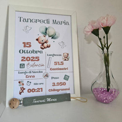 Bundle dei Sogni : Cornice+Catenella Portaciuccio+Scarpette