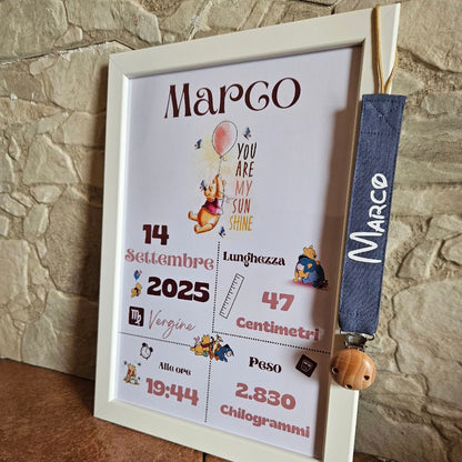 Bundle dei Sogni : Cornice+Catenella Portaciuccio+Scarpette