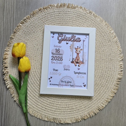 Cornice personalizzata- Dolci Animaletti