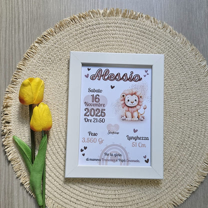 Cornice personalizzata- Dolci Animaletti