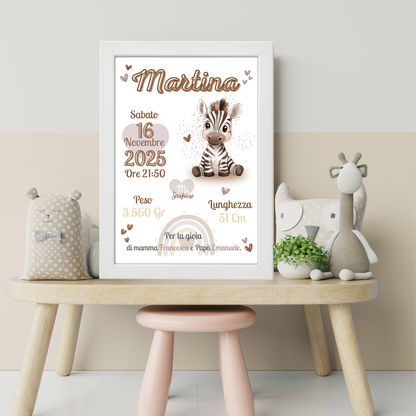 Cornice personalizzata- Dolci Animaletti