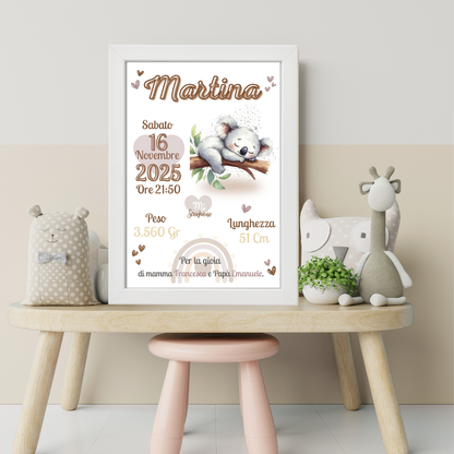 Cornice personalizzata- Dolci Animaletti