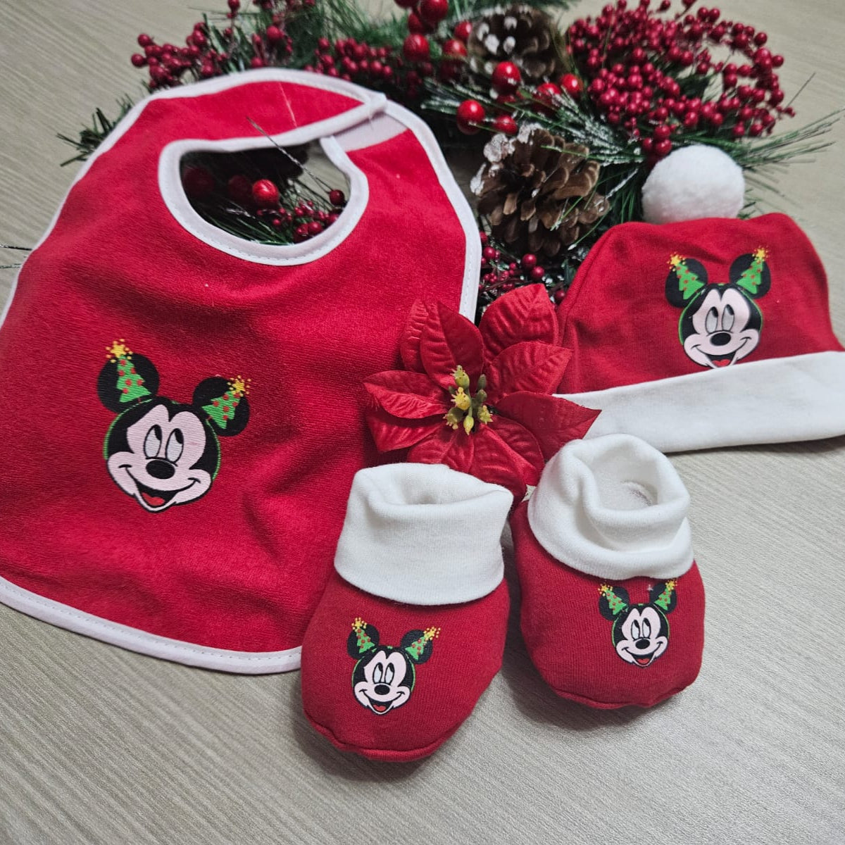 Set Regalo Disney Natalizio per Neonati