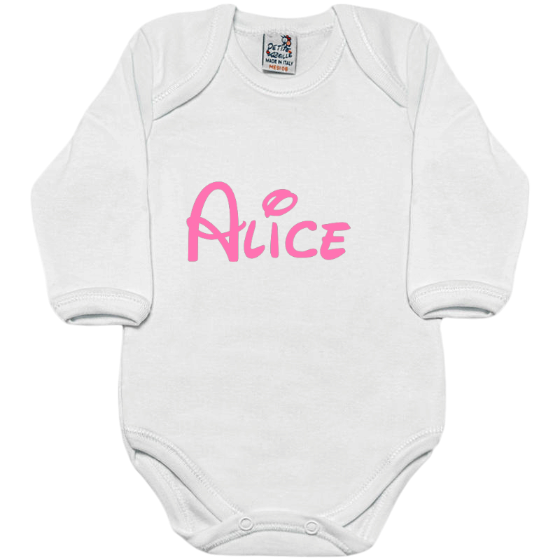 body personalizzato con nome. Contattaci per realizzare il tuo!
