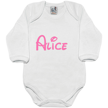 body personalizzato con nome. Contattaci per realizzare il tuo!