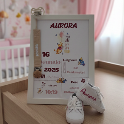 Bundle dei Sogni : Cornice+Catenella Portaciuccio+Scarpette