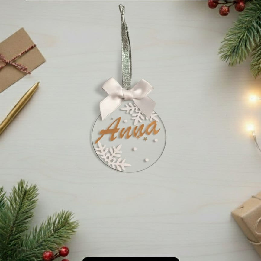 Pallina di Natale Personalizzata con Nome