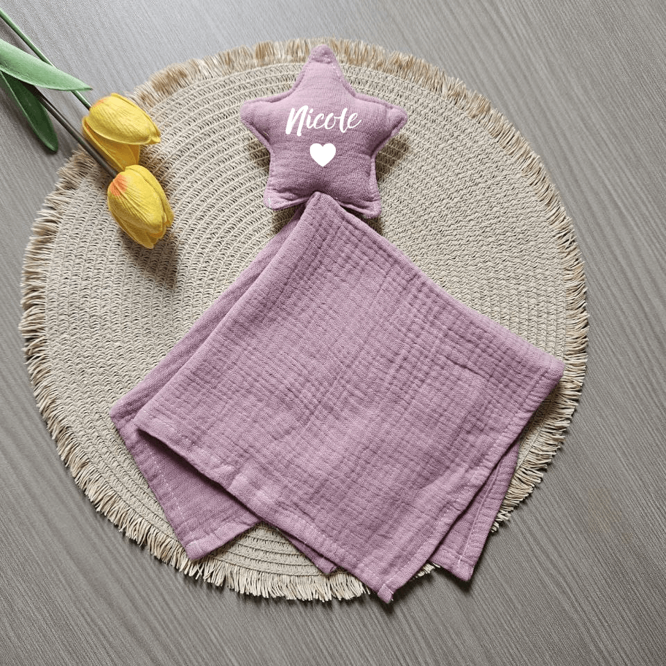 Dou Dou Neonato Personalizzato – Colori Rosa o Azzurro | Idea Regalo Nascita