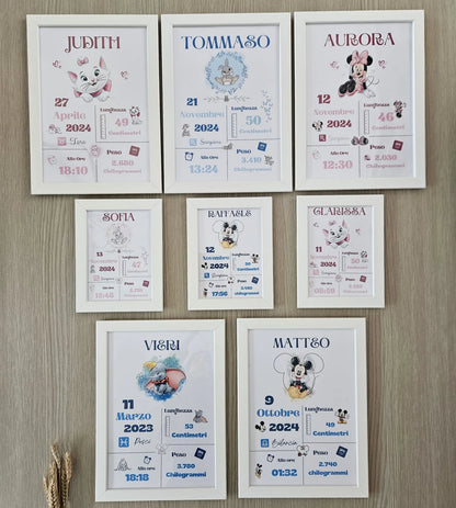 Scopri le nostre conrnici nascita. Realizza la tua e sogna con sogni incatati.