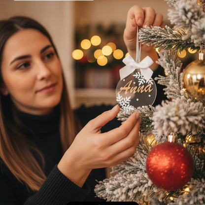 Pallina di Natale Personalizzata con Nome