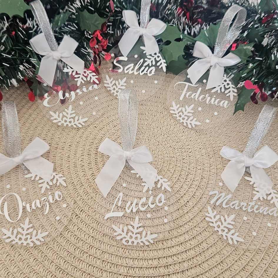 Pallina di Natale Personalizzata con Nome