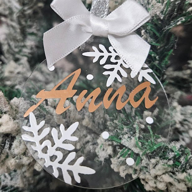 Pallina di Natale Personalizzata con Nome