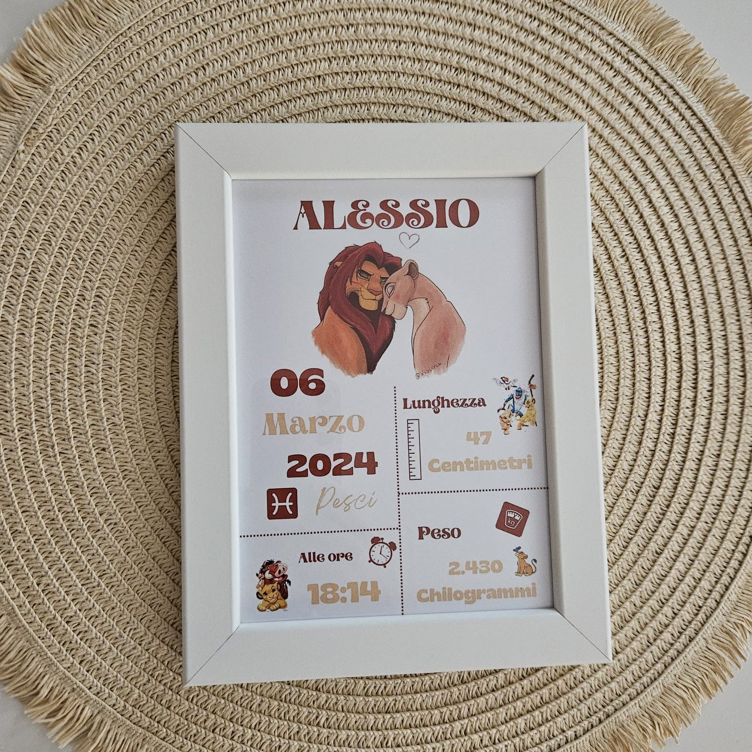 Scopri le nostre conrnici nascita. Realizza la tua e sogna con sogni incatati.