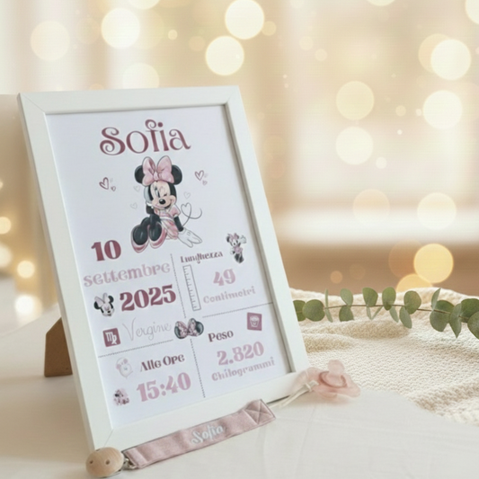 Base Bundle: Cornice Personalizzata + Catenella Portaciuccio.