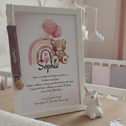 Bundle dei Sogni : Cornice+Catenella Portaciuccio+Scarpette