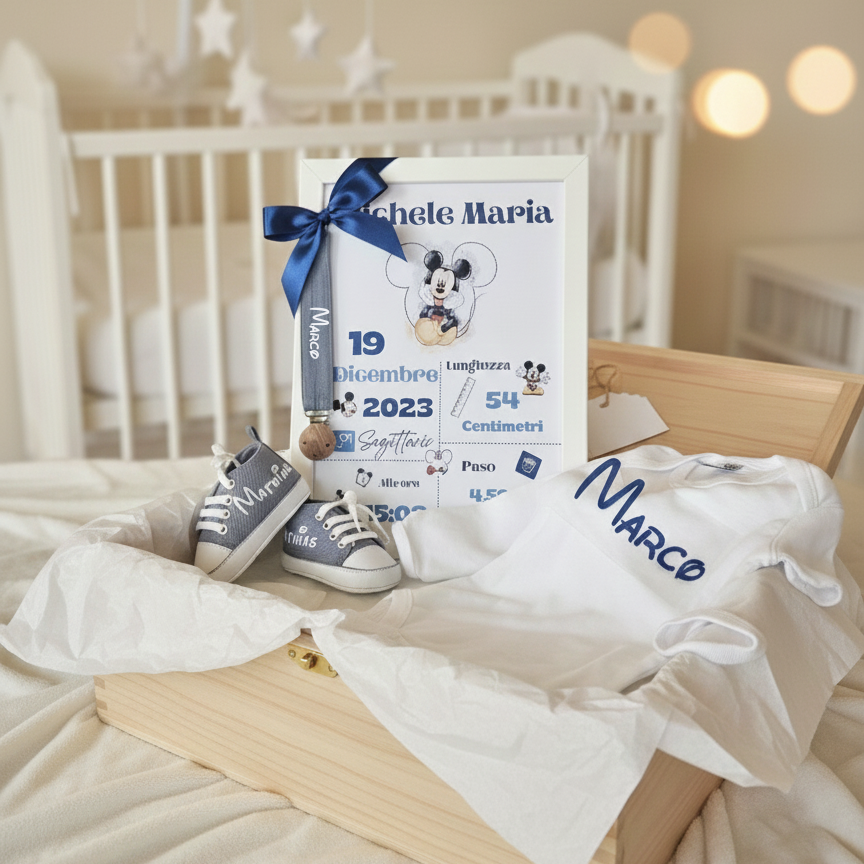 Super Bundle Cornice+Catenella Portaciuccio+Scarpette+ Body